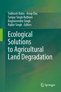 Produktbild: Ecological Solutions to Agricultural Land Degradation