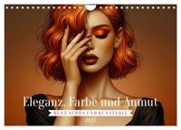Produktbild: Eleganz, Farbe und Anmut (Wandkalender 2027 DIN A4 quer), CALVENDO Monatskalender