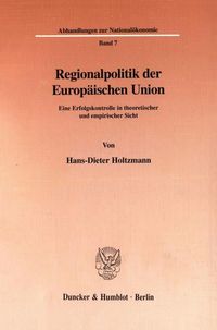 Bild vom Artikel Regionalpolitik der Europäischen Union. vom Autor Hans-Dieter Holtzmann