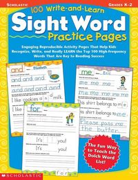 Produktbild: 100 Write-And-Learn Sight Word Practice Pages: Engaging Reproducible Activity Pages That Help Kids Recognize, Write, and Really Learn the Top 100 High