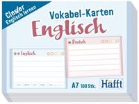 Produktbild: Vokabel-Karten Englisch 100 St&uuml;ck A7
