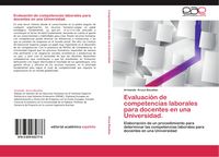 Produktbild: Evaluaci&oacute;n de competencias laborales para docentes en una Universidad.