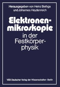 Produktbild: Elektronenmikroskopie in der Festk&ouml;rperphysik