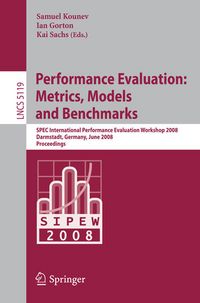 Produktbild: Performance Evaluation: Metrics, Models and Benchmarks