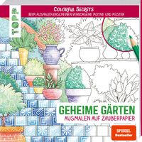 Produktbild: Colorful Secrets - Geheime G&auml;rten (Ausmalen auf Zauberpapier)