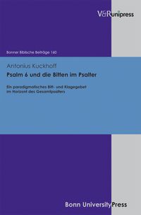 Produktbild: Psalm 6 und die Bitten im Psalter