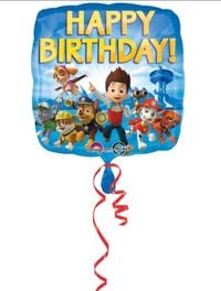Produktbild: Folienballon PAW PATROL Happy Birthday 43x43cm