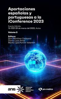 Produktbild: Aportaciones espa&ntilde;olas y portuguesas a la iConference 2023