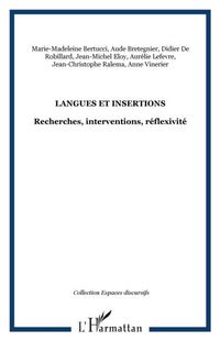 Produktbild: Langues et insertions