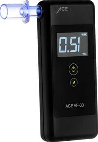 Produktbild: ACE AF-33 Alkoholtester Dunkelgrau 0.00 bis 5.00 ‰ inkl. Display