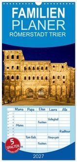 Produktbild: Familienplaner 2027 - R&Ouml;MERSTADT TRIER mit 5 Spalten (Wandkalender, 21 x 45 cm) CALVENDO