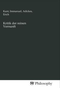 Produktbild: Kritik der reinen Vernunft