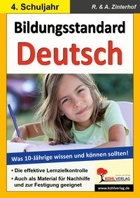 Produktbild: Bildungsstandard Deutsch