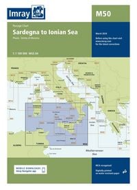 Produktbild: M50 Sardegna to Ionian Sea, Imray Chart