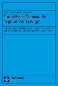Produktbild: Europ&auml;ische Demokratie in guter Verfassung?