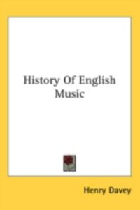 Produktbild: History of English Music