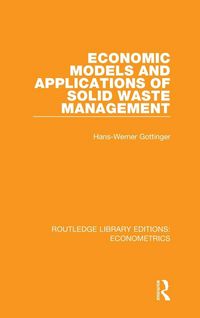 Produktbild: Economic Models and Applications of Solid Waste Management