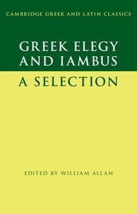 Produktbild: Greek Elegy and Iambus