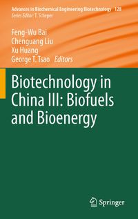 Produktbild: Biotechnology in China III: Biofuels and Bioenergy