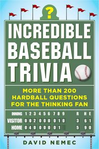 Produktbild: Incredible Baseball Trivia