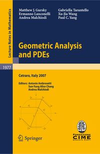 Produktbild: Geometric Analysis and PDEs