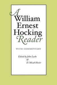 Produktbild: A William Ernest Hocking Reader