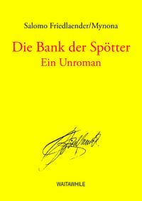Produktbild: Die Bank der Sp&ouml;tter