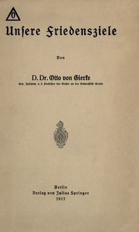 Produktbild: Unsere Friedensziele