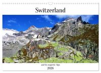 Produktbild: Switzerland and its majestic Alps (Wall Calendar 2026 DIN A3 landscape), CALVENDO 12 Month Wall Calendar