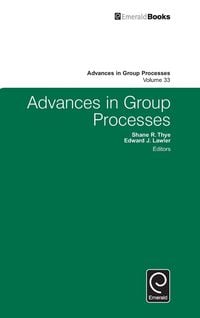 Produktbild: Advances in Group Processes
