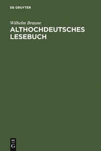 Produktbild: Althochdeutsches Lesebuch