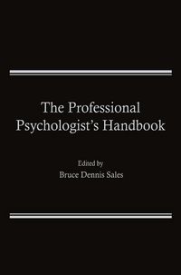 Produktbild: The Professional Psychologist's Handbook