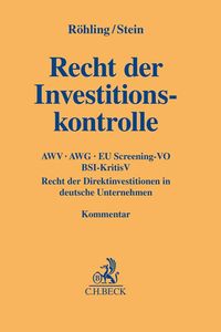 Produktbild: Recht der Investitionskontrolle