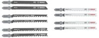 Produktbild: Bosch Accessories 2607012069 Stichs&auml;geblatt Set Wood Basic, 10-tlg. 1 St.