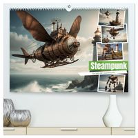 Produktbild: Steampunk - Die Welt der Leuchtt&uuml;rme (hochwertiger Premium Wandkalender 2026 DIN A2 quer), Kunstdruck in Hochglanz