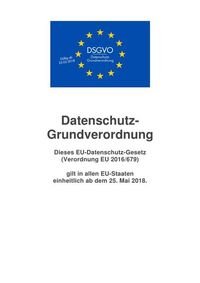 Produktbild: Datenschutz-Grundverordnung