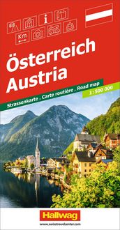Produktbild: Hallwag Strassenkarte &Ouml;sterreich 1:500.000