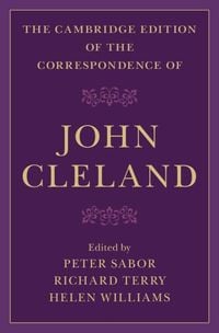 Produktbild: Cambridge Edition of the Correspondence of John Cleland