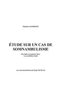 Produktbild: Etude sur un cas de somnambulisme