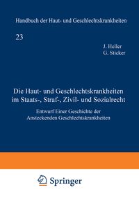 Produktbild: Die Haut- und Geschlechtskrankheiten im Staats-, Straf-, Zivil- und Sozialrecht