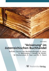 Produktbild: "Arisierung" im &ouml;sterreichischen Buchhandel