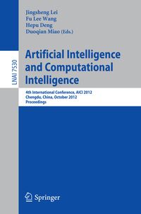 Produktbild: Artificial Intelligence and Computational Intelligence