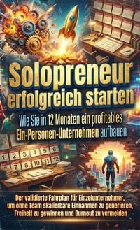 Produktbild: Solopreneur erfolgreich starten: Wie Sie in 12 Monaten ein profitables Ein-Personen-Unternehmen aufbauen