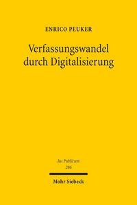 Produktbild: Verfassungswandel durch Digitalisierung