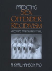 Produktbild: Predicting Sex Offender Recidi