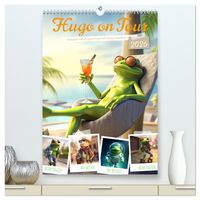 Produktbild: Hugo on Tour (hochwertiger Premium Wandkalender 2026 DIN A2 hoch), Kunstdruck in Hochglanz