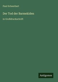 Produktbild: Der Tod der Barmekiden
