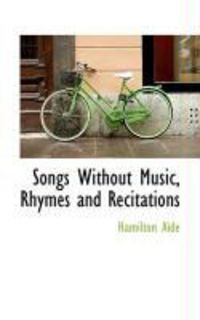 Produktbild: Songs Without Music, Rhymes and Recitations