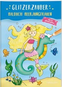 Produktbild: Glitzerzauber Malbuch. Meerjungfrauen