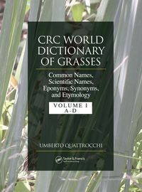 Produktbild: CRC World Dictionary of Grasses